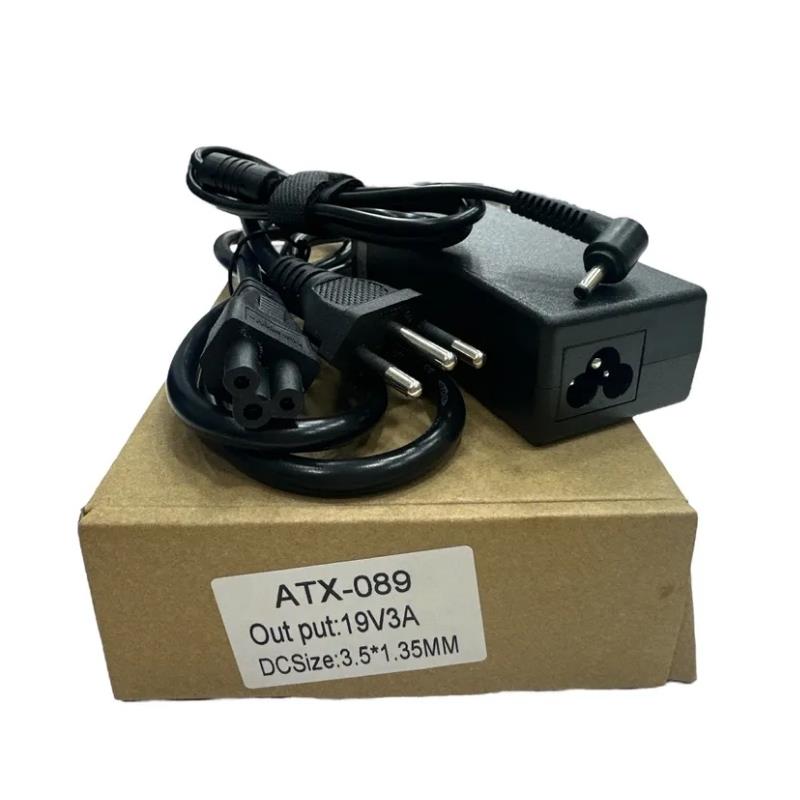 Fonte Carregador Notebook 19V 3A Conector 3.5x1.35mm