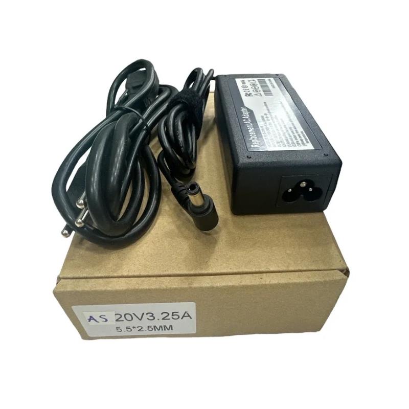 Fonte Carregador Notebook Asus 20V 3.25A Conector 5.5x2.5mm