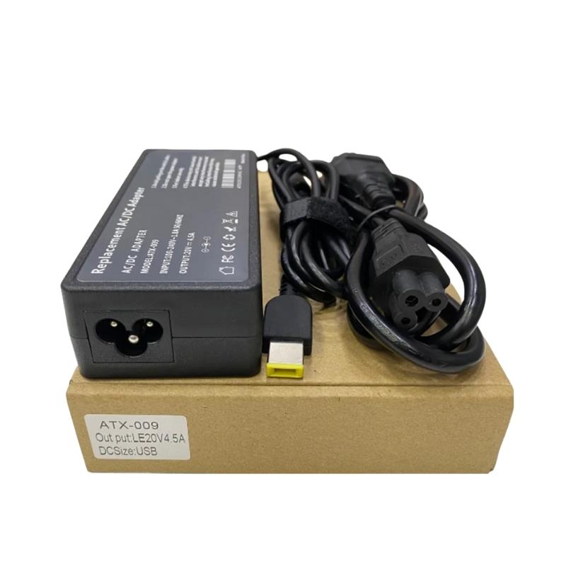 Fonte Carregador Notebook Lenovo 20V 4.5A Conector USB