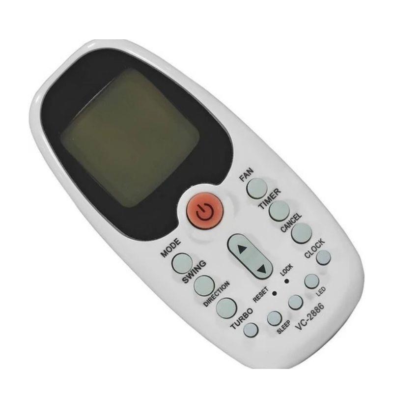 Controle Remoto Ar Condicionado Compatível Komeco Midea WLW-7056