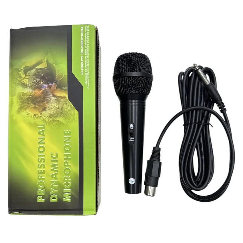 Microfone Profissional com Fio Dynamic Conector P10