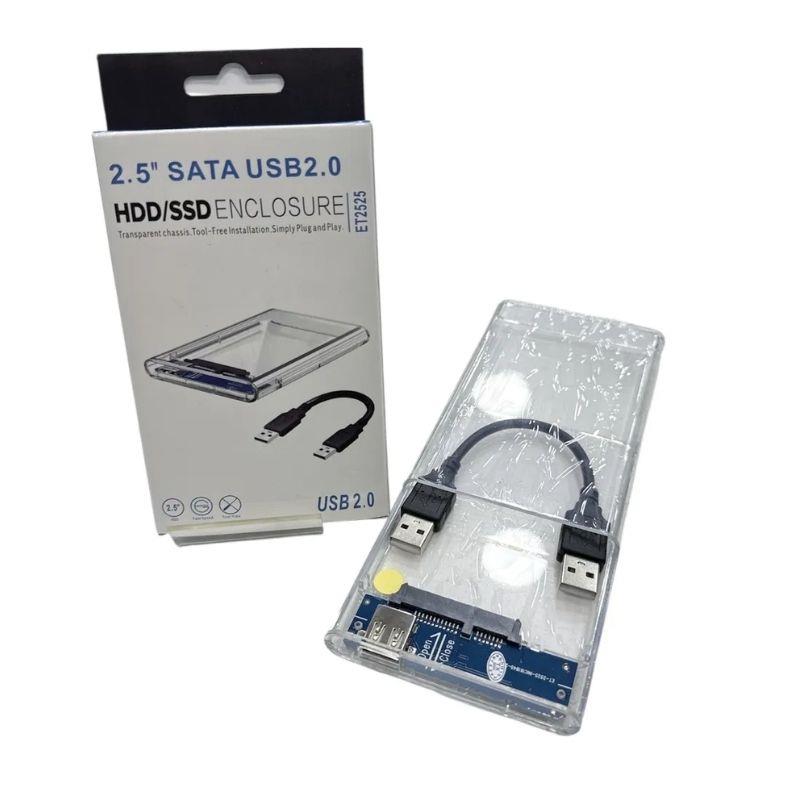 Case Externa para HDs/SSDs SATA de 2,5" ET2525 Conector USB 2.0