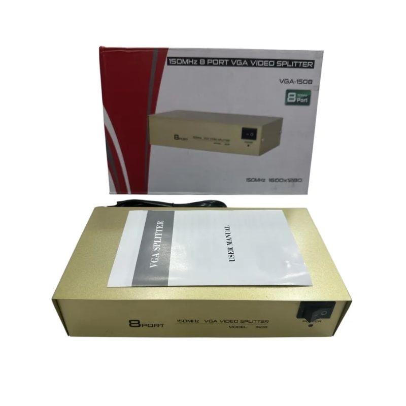 Adaptador Splitter Vídeo VGA 1x8 150MHz VGA1508