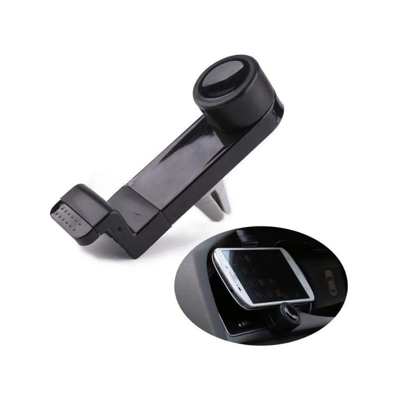 Kit 3 Suportes para Celular de 3,5 a 6,5 polegadas para Ar Condicionado Veicular Giratório 360°