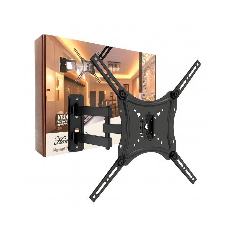 Suporte para Televisão Articulável Compatível com Telas de 14" a 55" até 50kg Preto