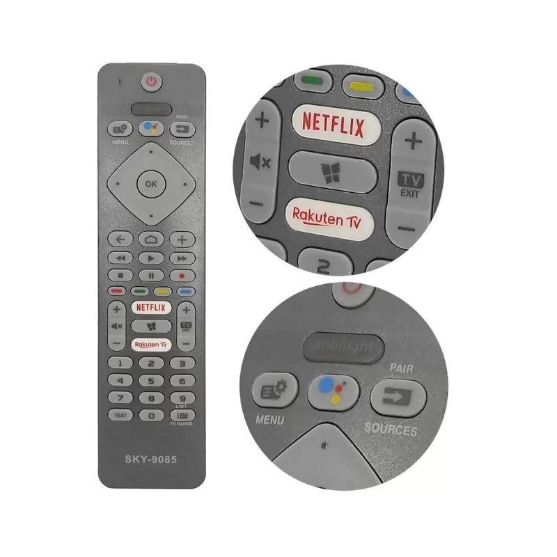 Controle Remoto TV Smart Compatível com Philips 9085