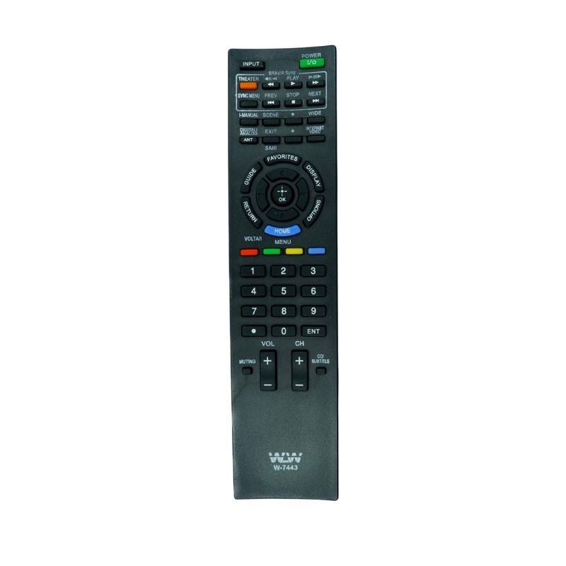 Controle Remoto TV Smart Compatível com Sony 7443