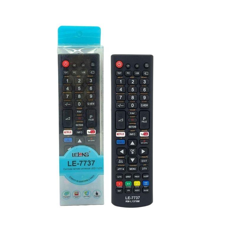 Controle Remoto Universal TV Smart 7737