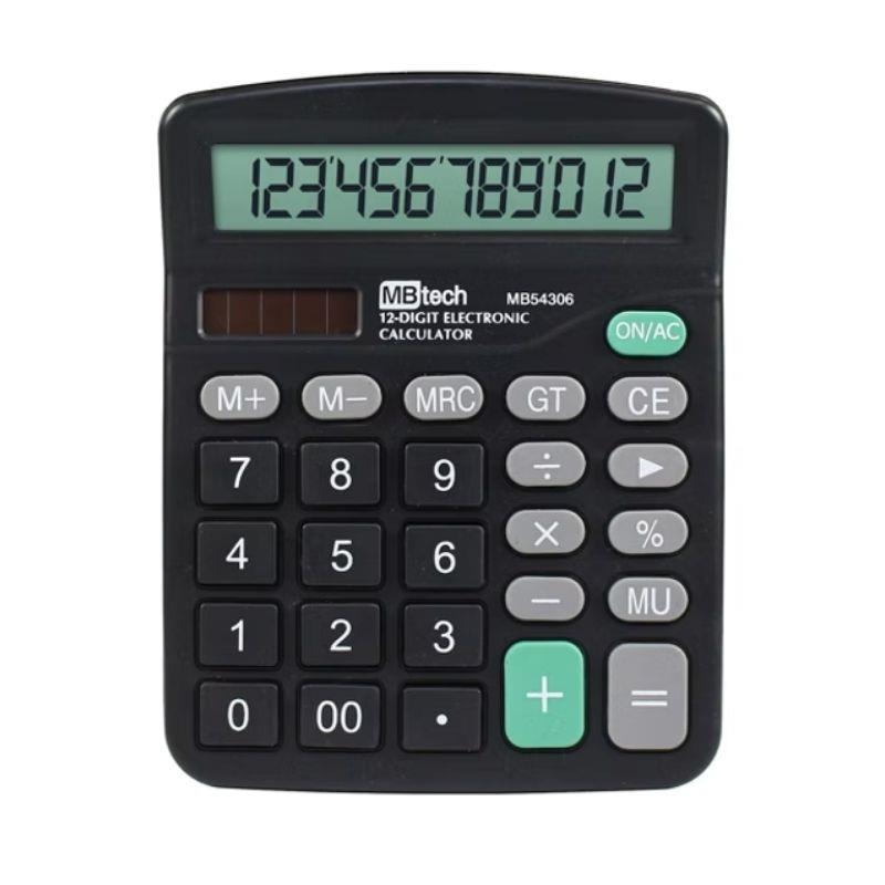 Calculadora Eletrônica 12 Dígitos GB54306 MBTech Preta