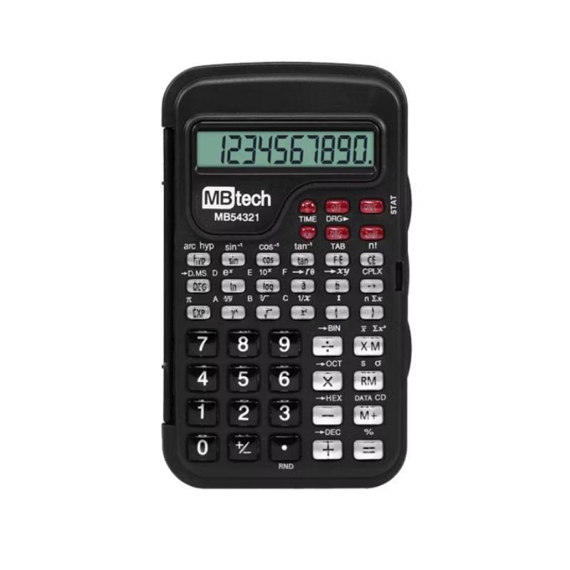 Calculadora Científica 12 Digitos GB54321 MBTech Preta
