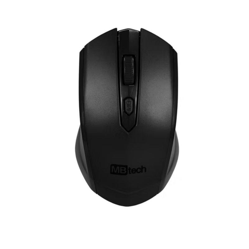 Mouse Sem Fio Recarregável Wireless M-Nine Preto Alcance 10m GB44326 MBTech