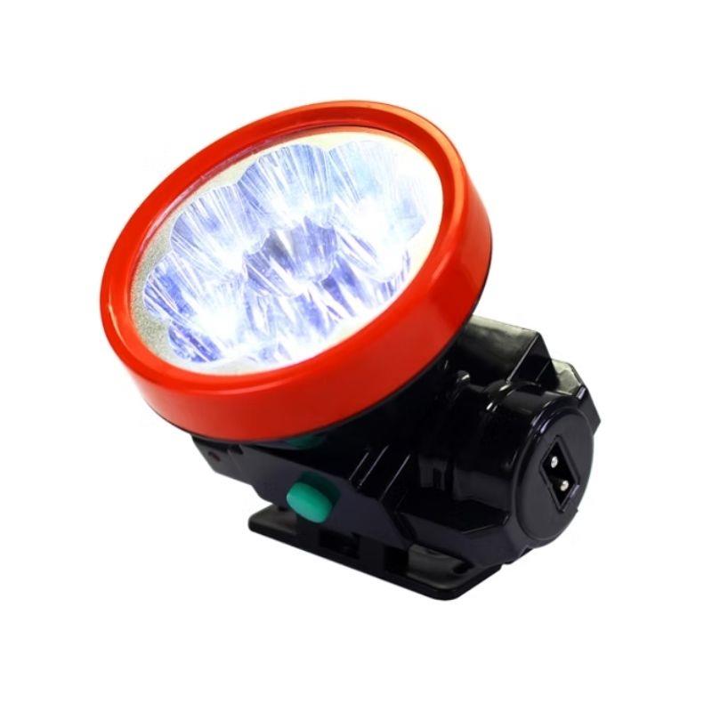 Lanterna LED Cabeça ou Capacete Recarregável 9 Lâmpadas GB54355 MB Tech