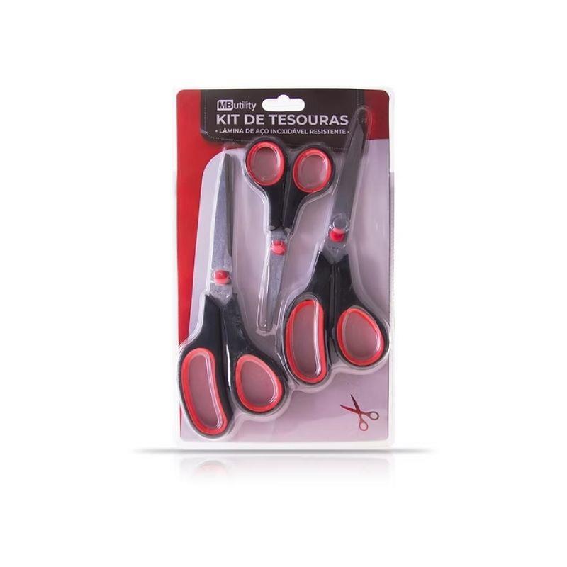 Conjunto 3 Tesouras Multiuso 7