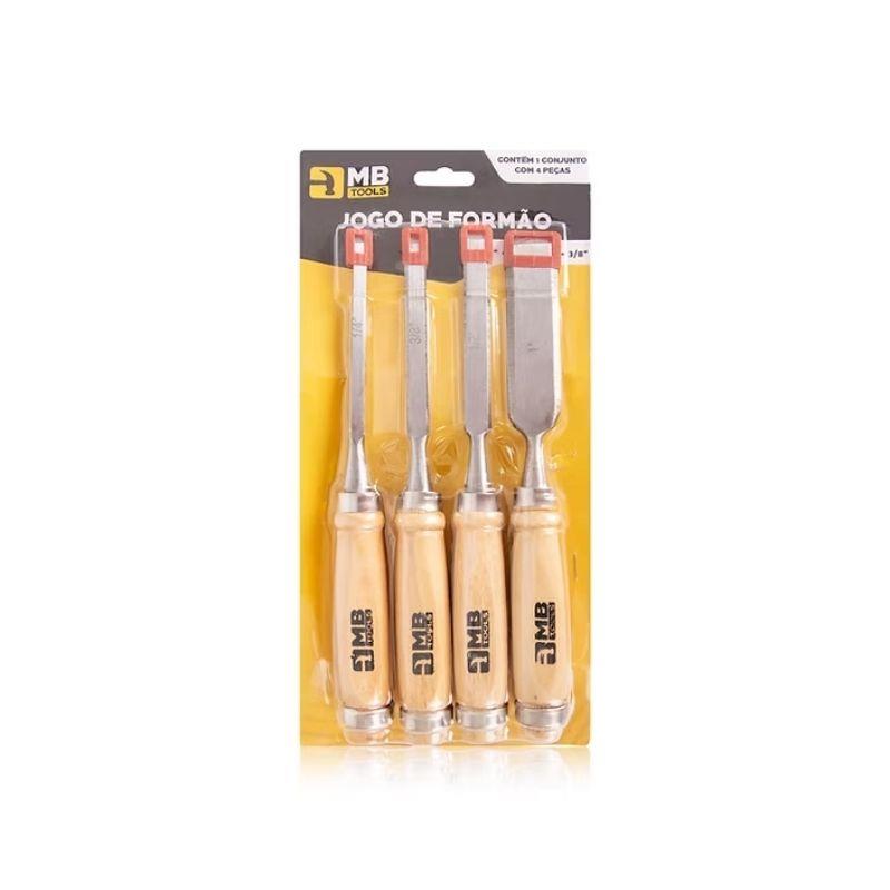 Conjunto Formão GB59138 MB Tools - 4 Unidades