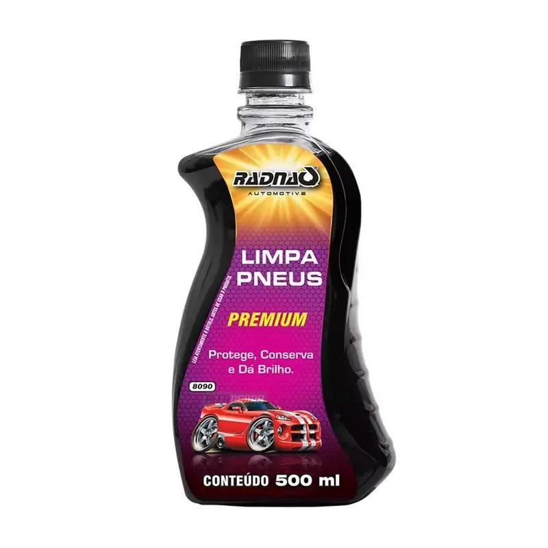 Limpa Pneus Premium Pretinho RQ8090 Radnaq 500ml