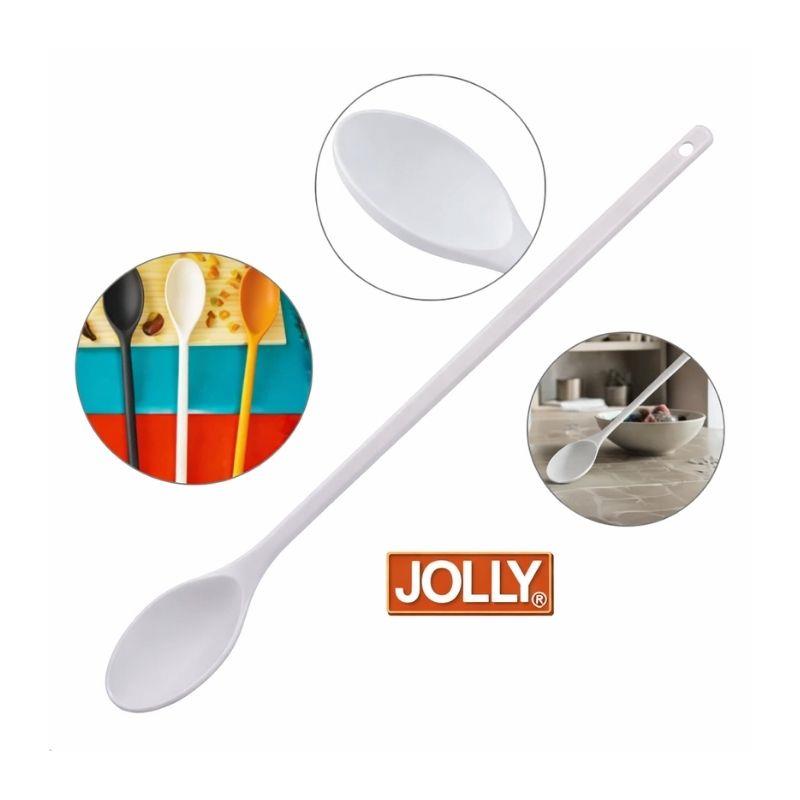 Colher Nylon Resistente para Cozinha Industrial 41cm - Cor Sortida