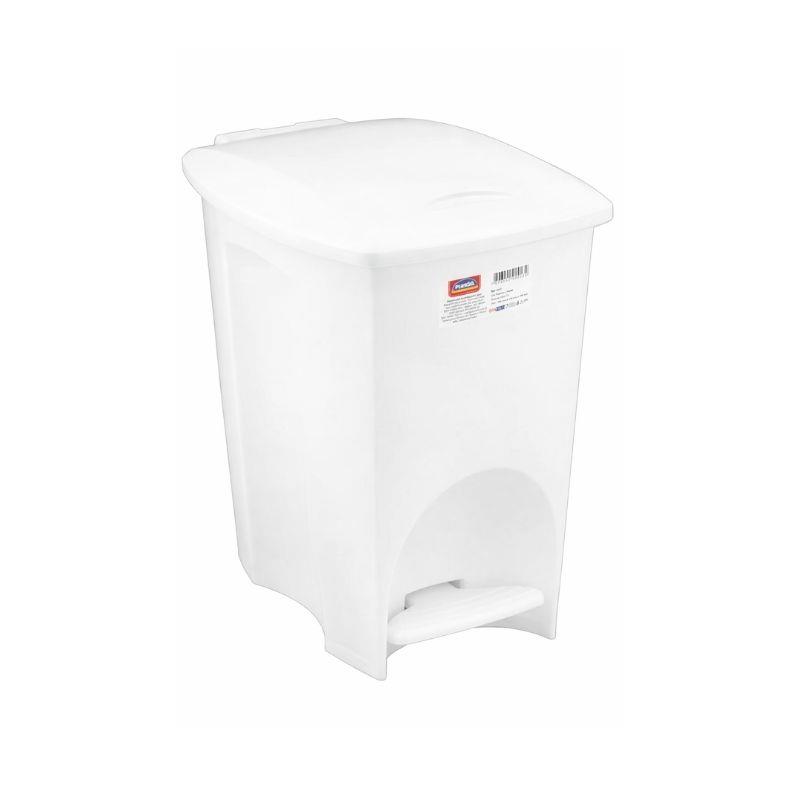Lixeira Plástico com Pedal 7l Plasútil Branca