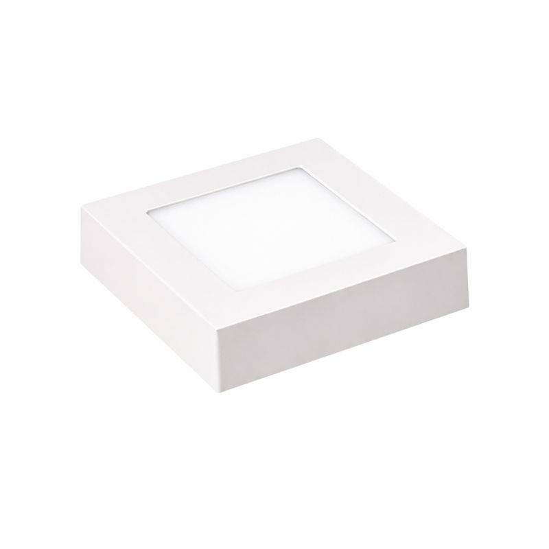 Painel de Led Embutir Quadrado Sobrepor Tech Slim Blumenau 6W 6500k Bivolt - Branco Frio