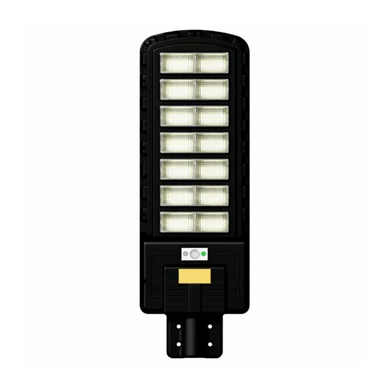 Luminária Poste Pública Refletor Solar Controle Led 700W Zem Preto