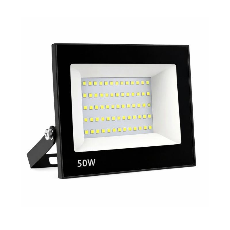 Holofote Led Refletor Solar 50W Athlanta - Branco Frio