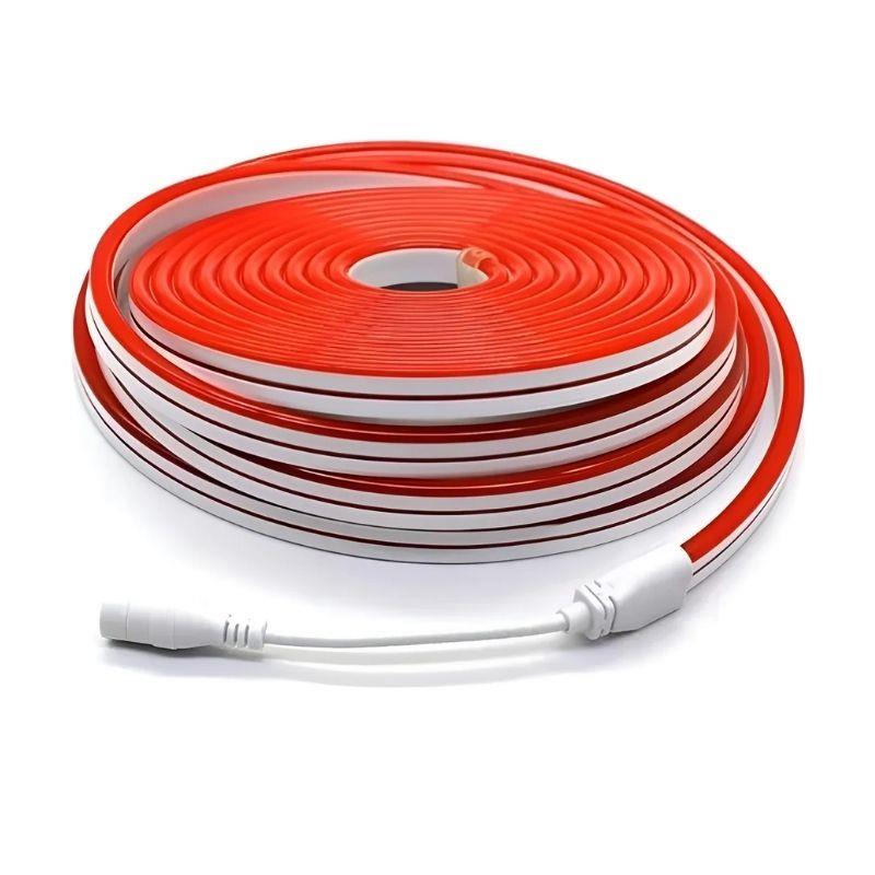 Mangueira Led Neon Flex Impermeável 12V Bivolt 5m Zem - Vermelho