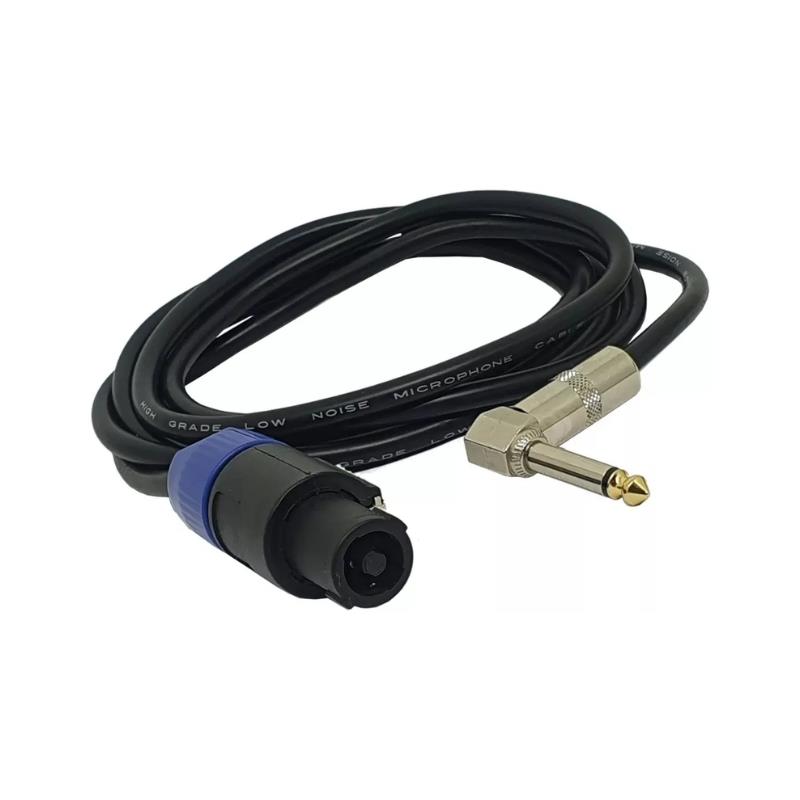 Cabo Áudio P10 Macho L x Speakon 2m