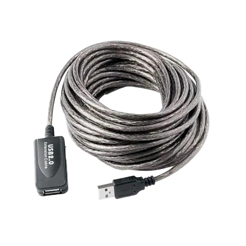 Cabo USB 2.0 Macho x USB 2.0 Fêmea Ativo 10m