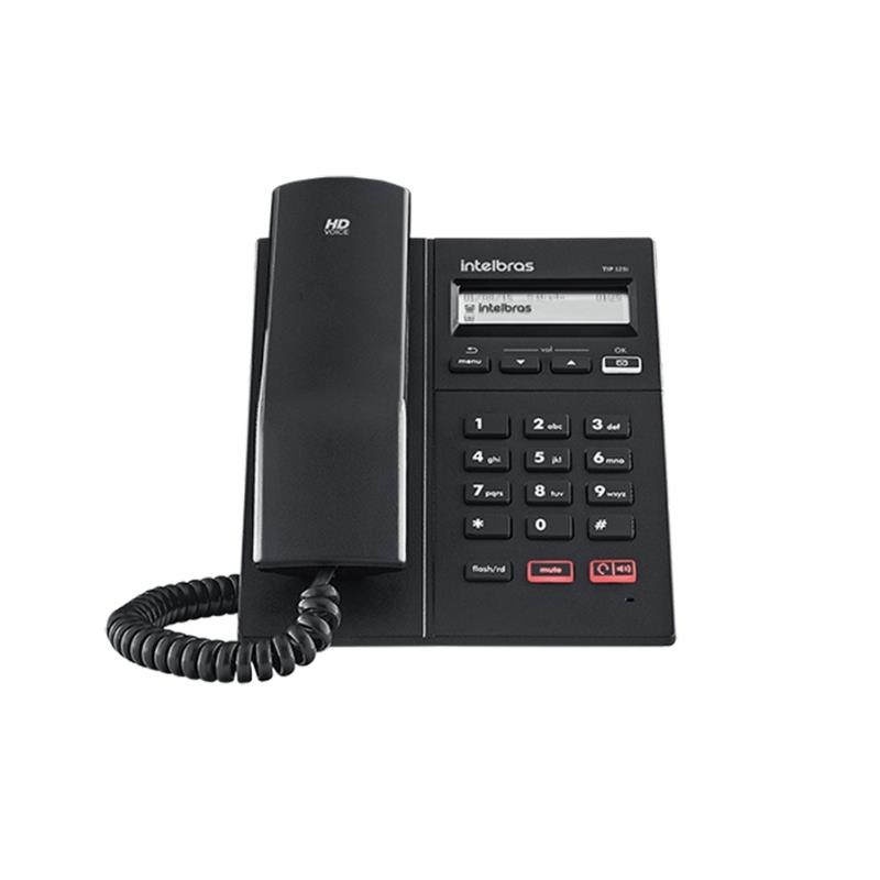 Telefone com Fio IP TIP 125i Intelbras Preto