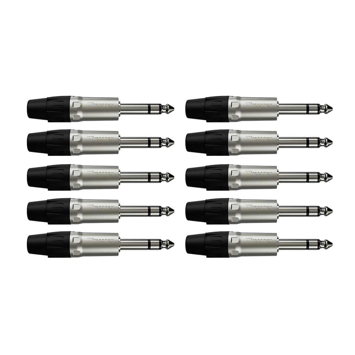 Conector P10 Stereo Macho Wc 1123 Wireconex 10 Unidades