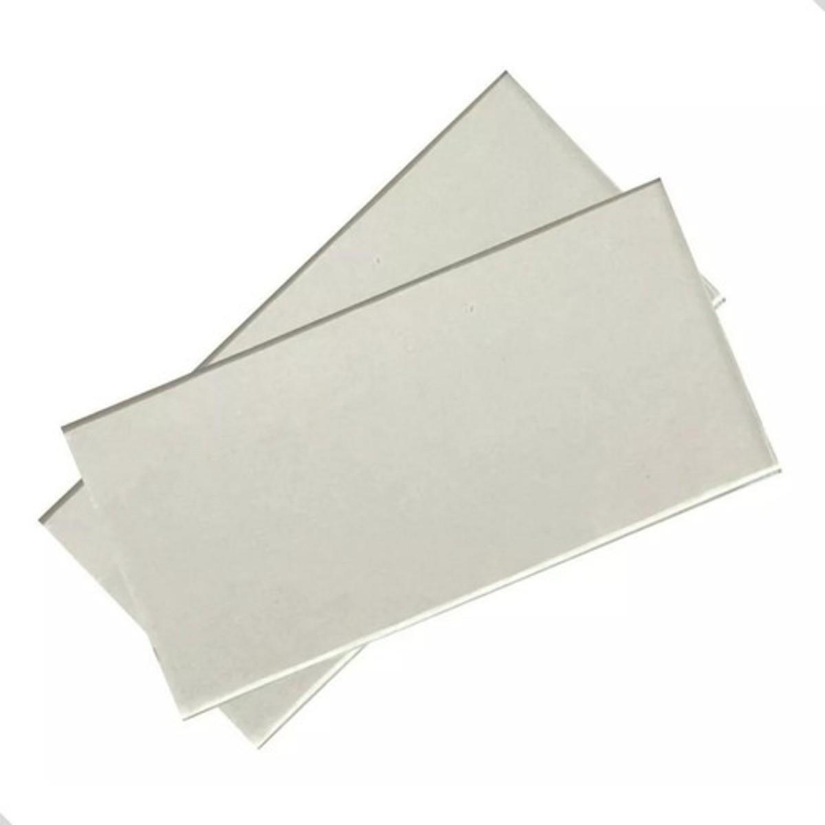 20 Lente Incolor Transparente P/ Mascara De Solda Retangular - UN / 10