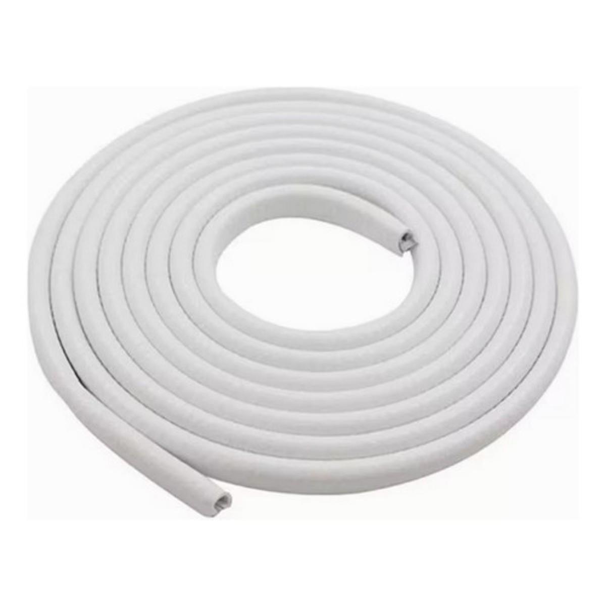 Borracha Couro Cobra Proteção Da Porta 7x14 Mm Branca 50 M