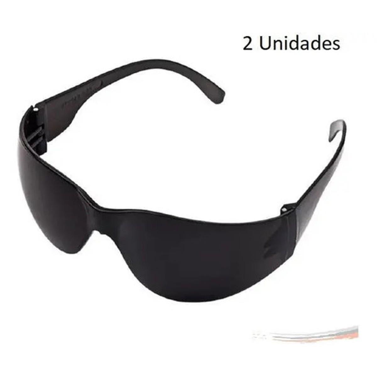 Kit 2 Oculos Epi Protecao Seguranca Modelo Croma Fume Ca - UN / 2
