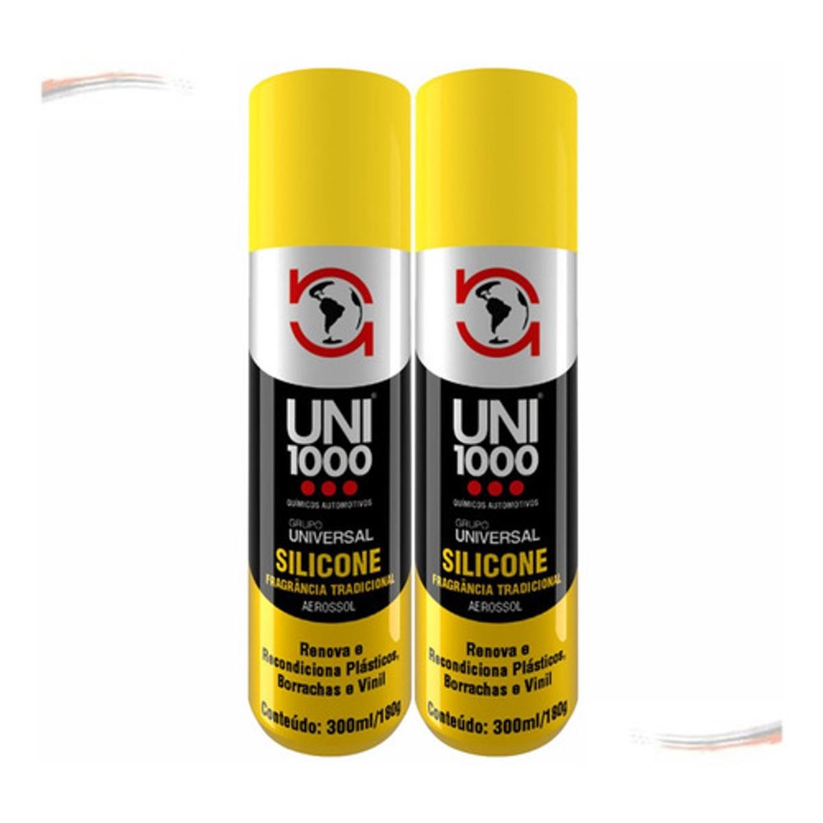Kit 2 Silicone Spray Lubrifica Alta Performance Tradicional