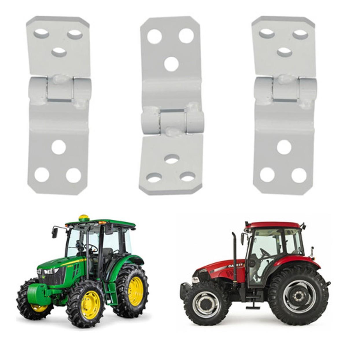 Kit 3 Dobradiças Externas P/ Porta Linha Agrícola Uso Geral - UN / 3