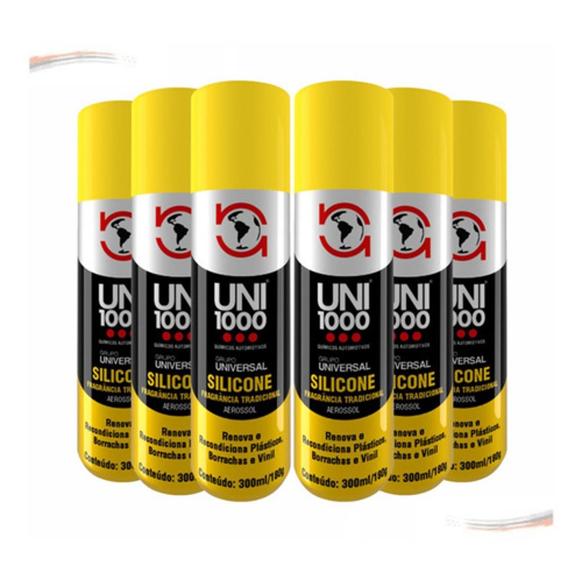 Kit 6 Silicone Spray Lubrificante Alta Performance Lavanda