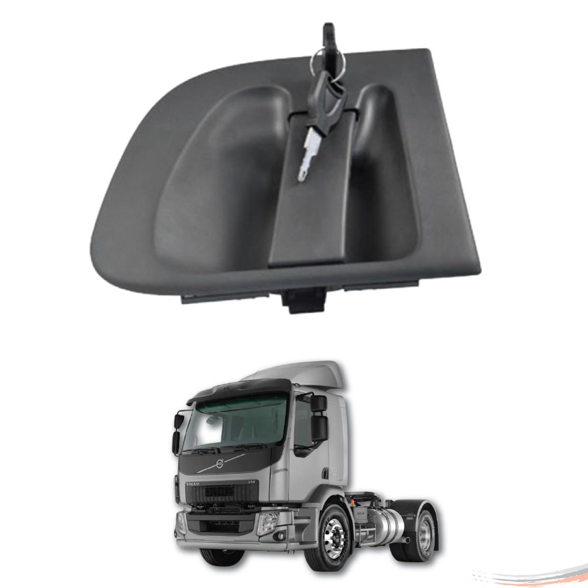 Maçaneta Externa Porta Esquerda Com Chave Volvo Vm Todos