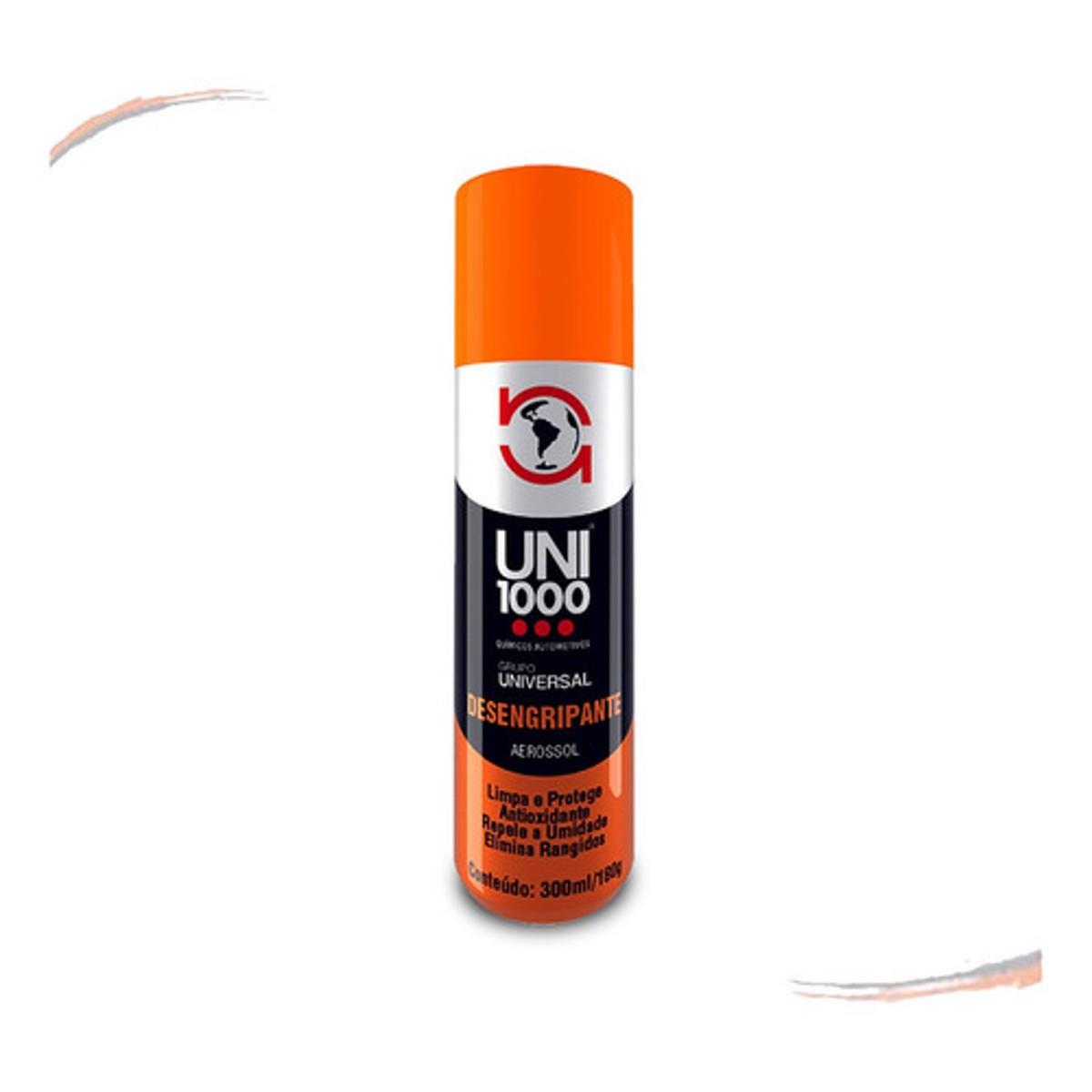óleo Multiuso Desengripante Spray Lubrificador Uni1000 300ml