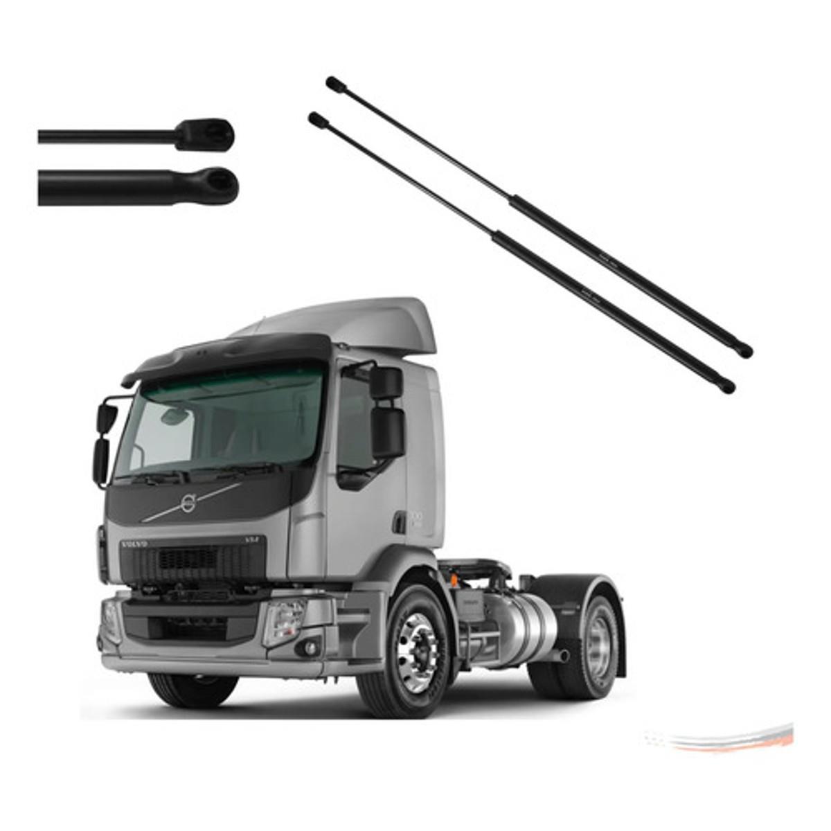 Par Amortecedores Grade Frontal Capô Volvo Vm