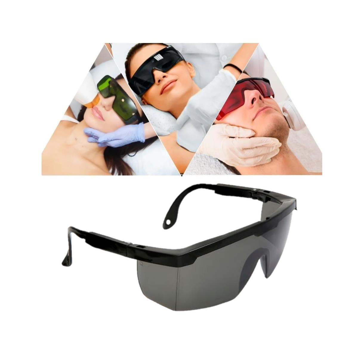 Par óculos Proteção Contra Raio Laser Luz Pulsada Depilação - UN / 2