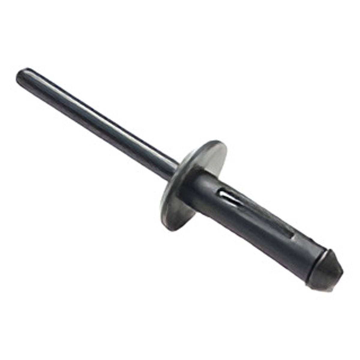 Rebite Pop Nylon Corpo 4,8x20mm Cabeça 12,3x2mm