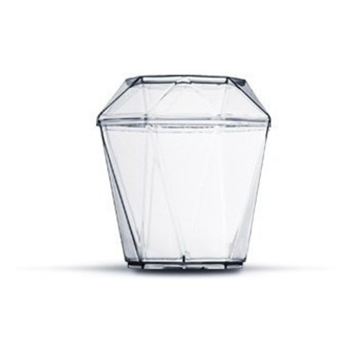 Copo Diamantinho 150ml C/ Tampa Com 50 Und Plastilania