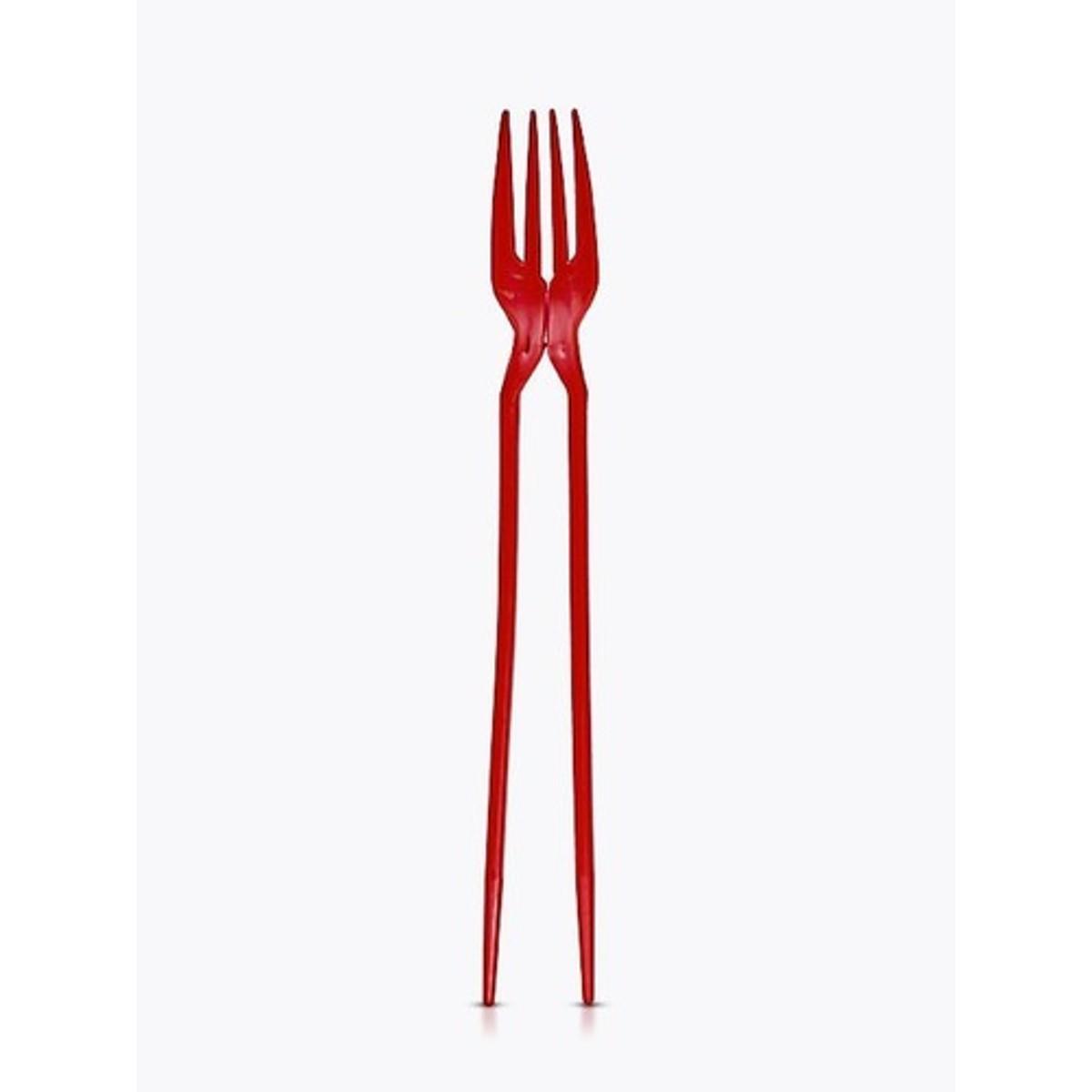 Garfoshi Plastilania Com 40 Unidades Vermelho