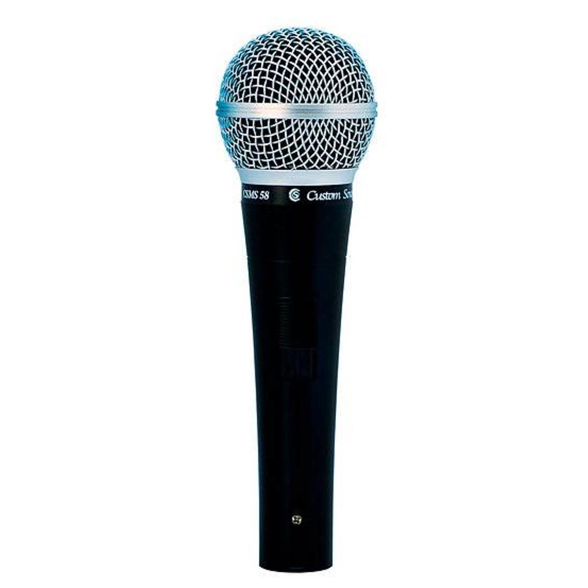 Microfone Custom Sound Csms 58 Com Cabo