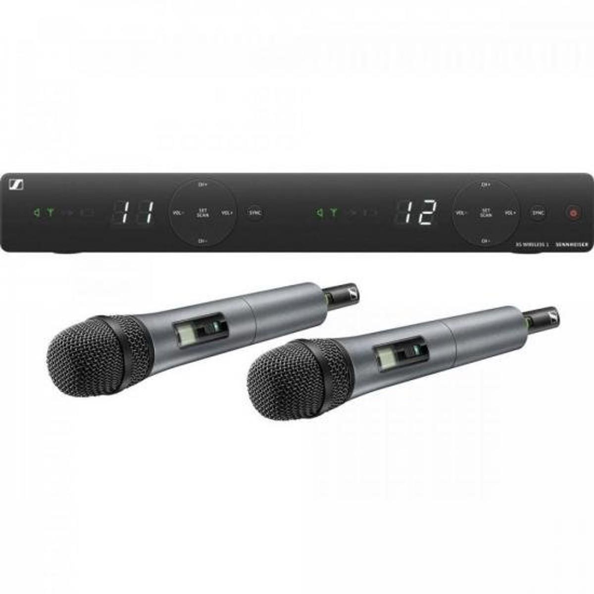 Microfone Duplo Sem Fio Sennheiser XSW1825DU
