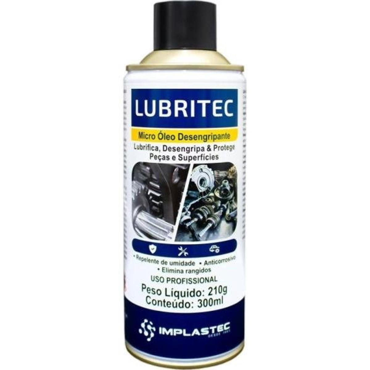 Óleo Desincrustante Lubritec 210g Implastec - CX / 12