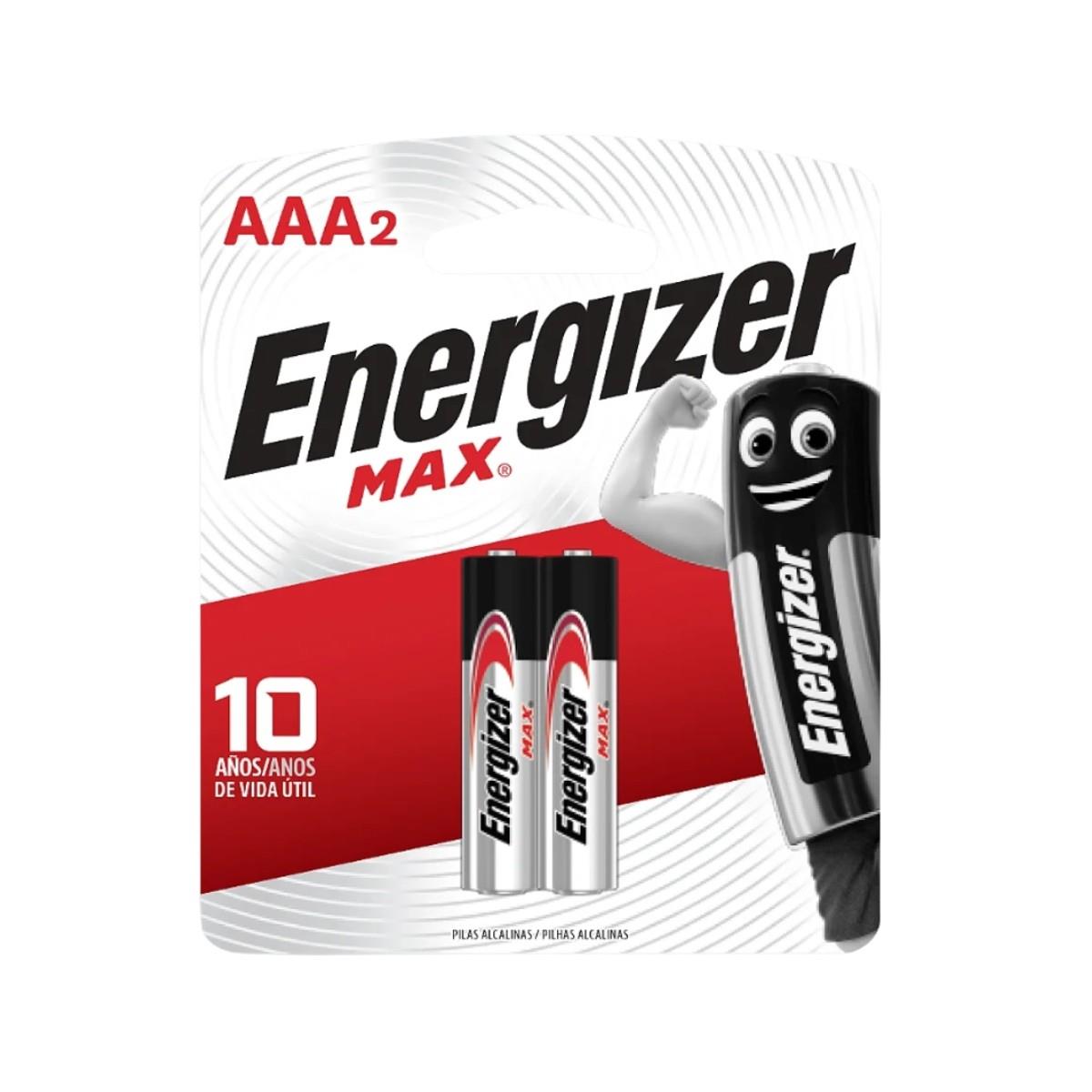 Pilha Alcalina Max Aaa Cart 2 Sm-96 Energizer