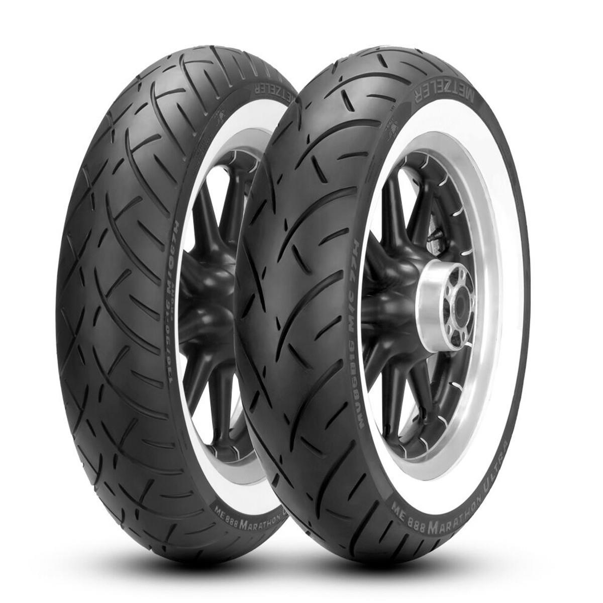 Pneu Metzeler 0078 Mt90b16 74h (tl) Ww Me888r (t)
