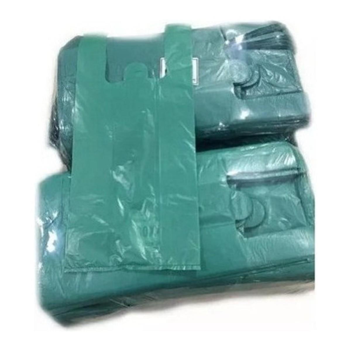 Sacolas Plasticas  Verde Reciclada 30x40 10 Kg
