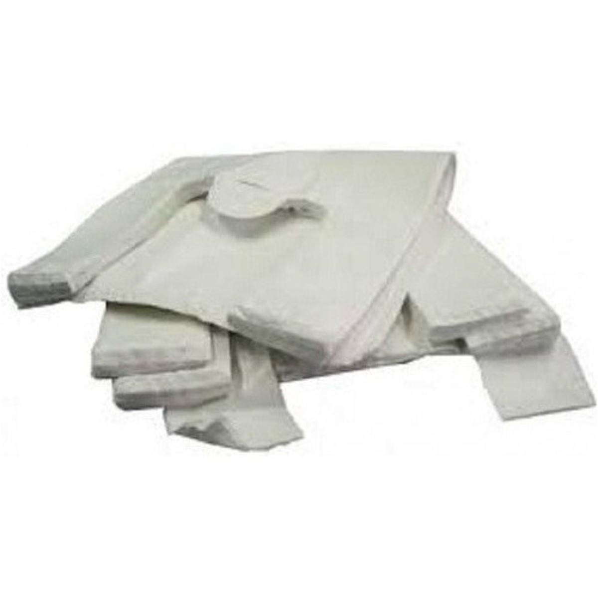 Sacolas Plasticas Branca Reciclada Reforçada 10 Kg 45x60