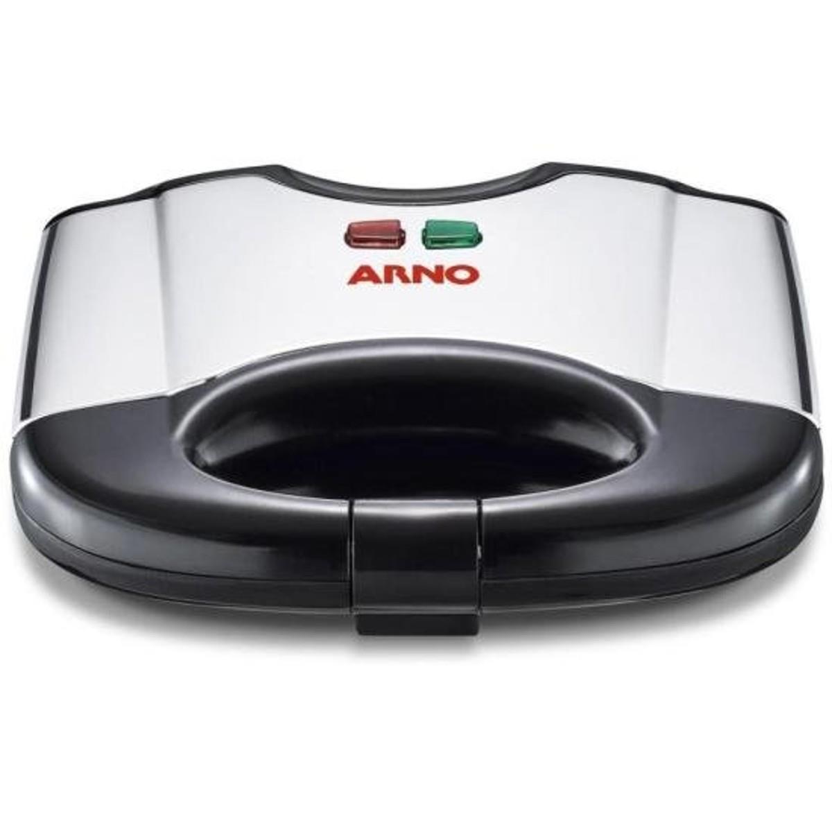 Sanduicheira e Grill Arno Sacs Antiaderente Inox 220v